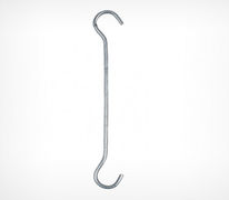 Крючок удлиненный DS-HOOK Удлинённый крючок DS-HOOK — металлический аксессуар для подвешивания постеров и вывесок. Изготовлен из прочной стальной проволоки толщиной 2 мм.