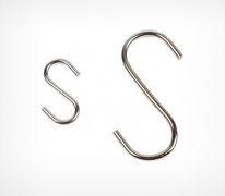 Крепления для подвешивания, Крючок S-HOOK - полный каталог на сайте.  Крючок S-образный металл высокого качества. 