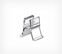 Держатель рамки CP-CLIP. Используется для размещения информационной рамки совместно с профилем CP-RAIL, на холодильниках, холодильных боннетах и стеклянных витринах. Позволяет перемещать рамку вдоль профиля, легко изменяя размещение акций или планограммы.